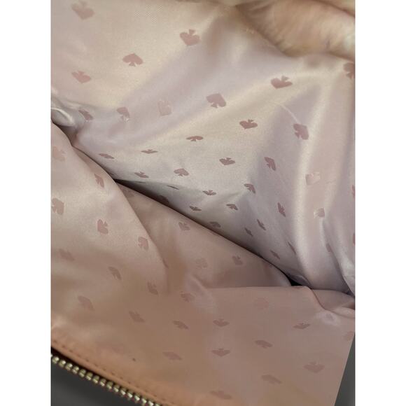 KATE SPACE NEW YORK Deep Burgundy Pebble Leather Shoulder Bag Great Condition - Picture 15 of 15